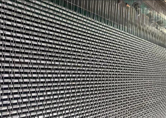 ステンレス鋼建築用ワイヤ網 H型ケーブルと棒の組み合わせ網